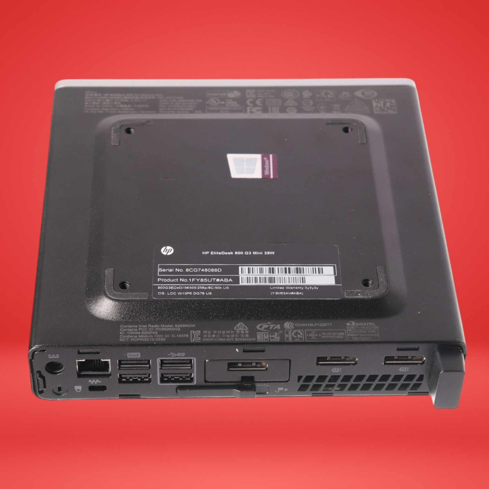 HP EliteDesk 800 G3 Micro Core i5-6500T 2.5GHz No RAM No SSD W/ Wifi & Bluetooth - Image 6