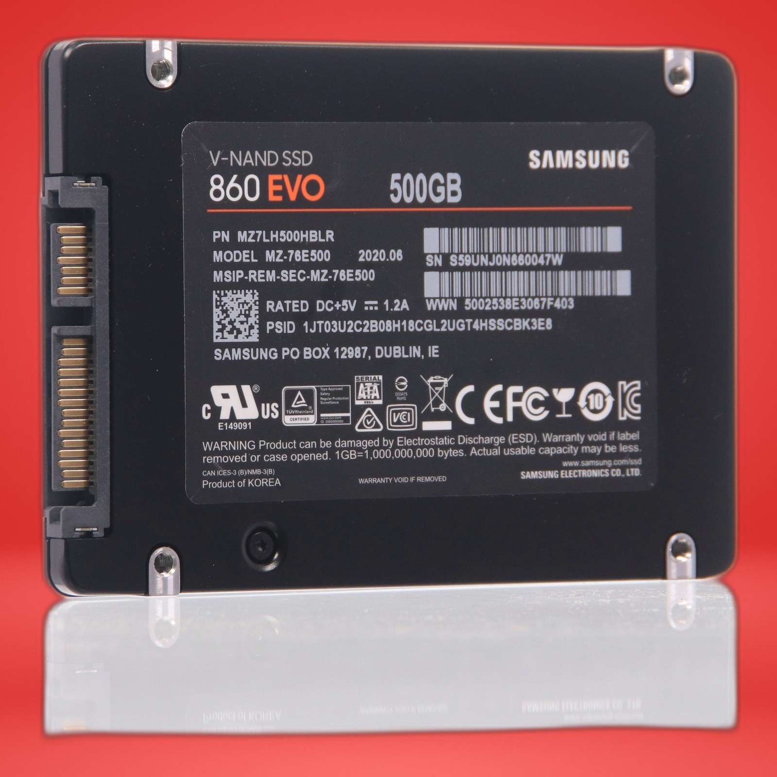 SAMSUNG SSD 500GB SATA III 860 EVO Series 2.5" Internal Solid-State Drive - Image 12