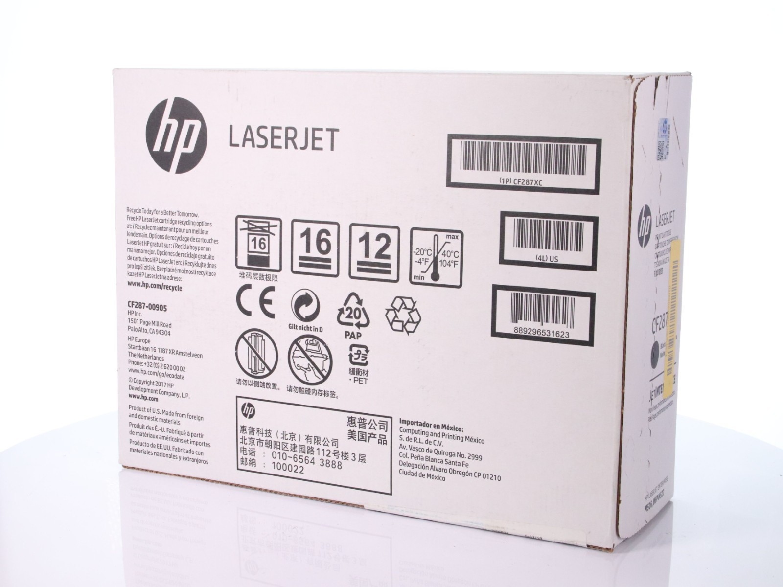 HP CF287XC OEM Black Toner Genuine New Sealed High Yield - Image 3
