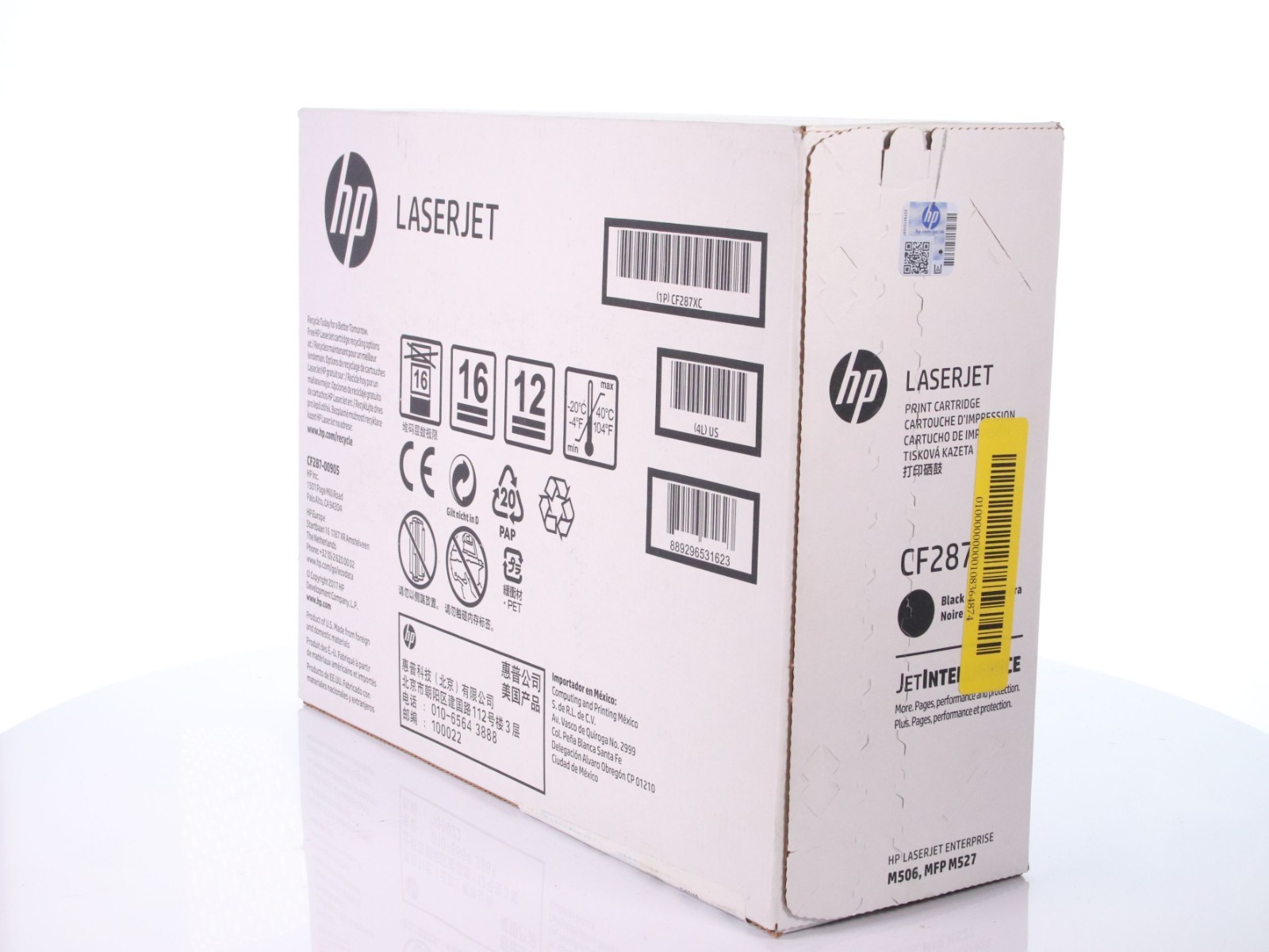 HP CF287XC OEM Black Toner Genuine New Sealed High Yield - Image 4