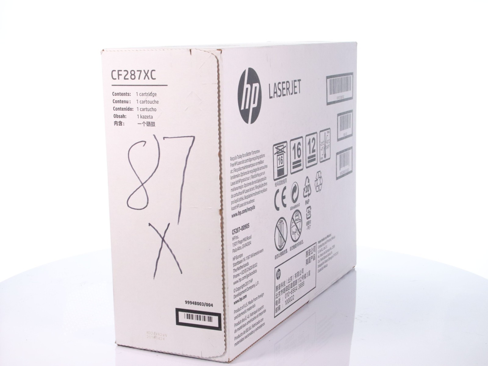 HP CF287XC OEM Black Toner Genuine New Sealed High Yield - Image 11