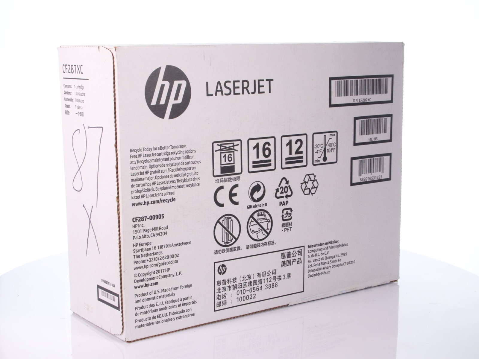 HP CF287XC OEM Black Toner Genuine New Sealed High Yield - Image 12