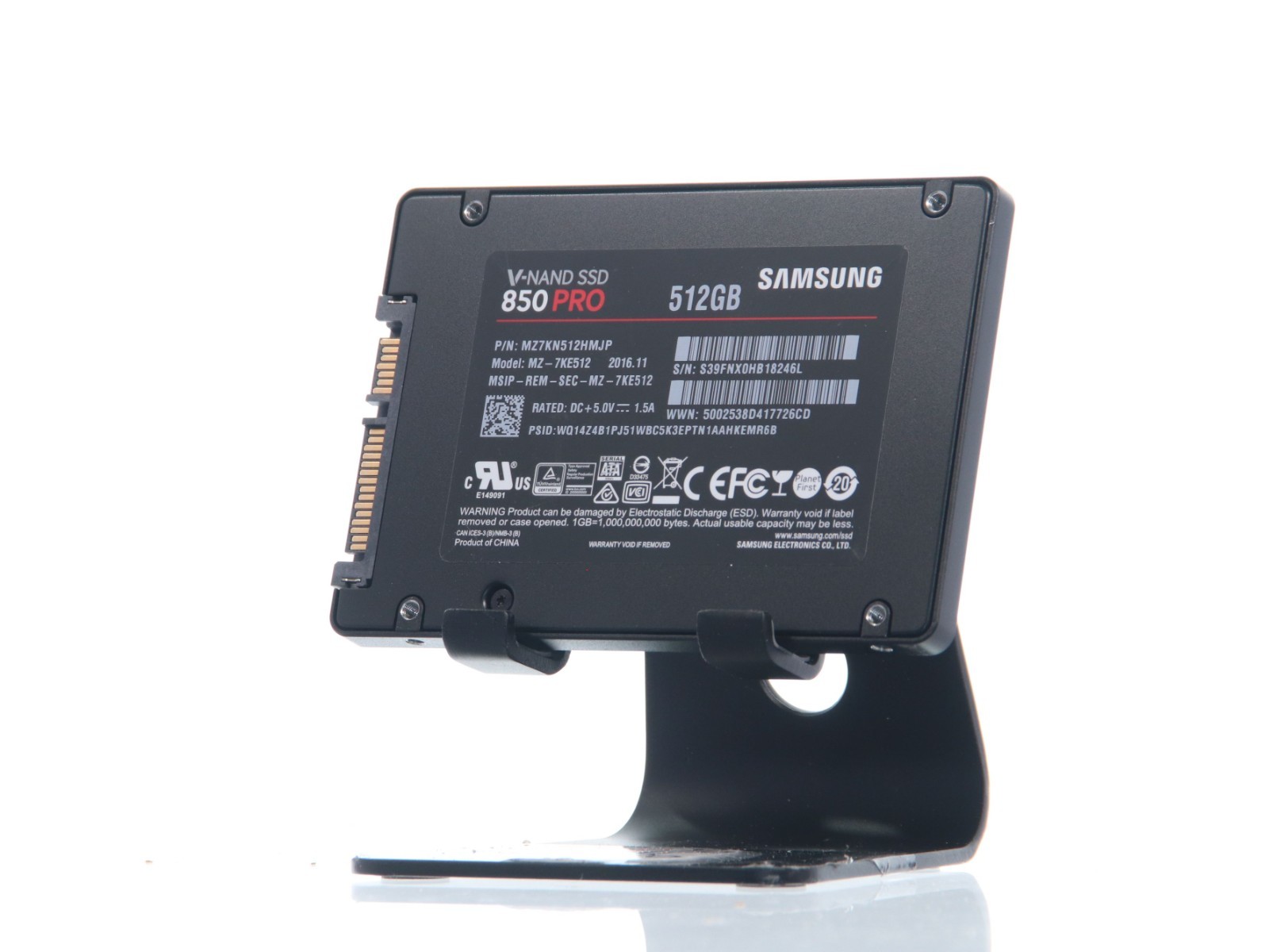 SAMSUNG V-NAND SSD 850Pro 512GB MZ-7KE512 2.5" 512MB SATA III 6.0Gbps - Image 2
