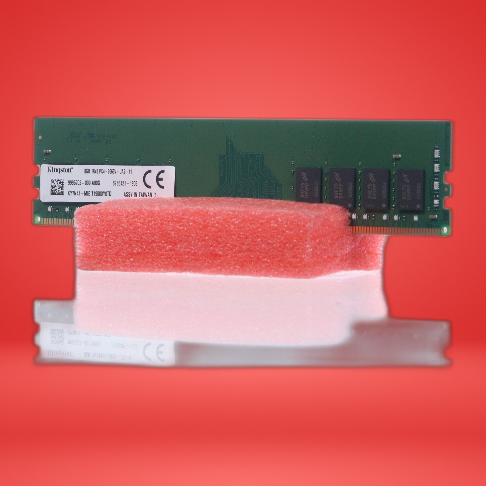 Kingston 8GB1RX8 PC4-2666V Desktop Memory 9995702-009.A00G KY7N41-MIE - Image 2