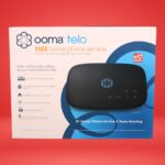 Ooma Telo Smart Home Phone Service VoIP Adapter Black Free US Calls Device