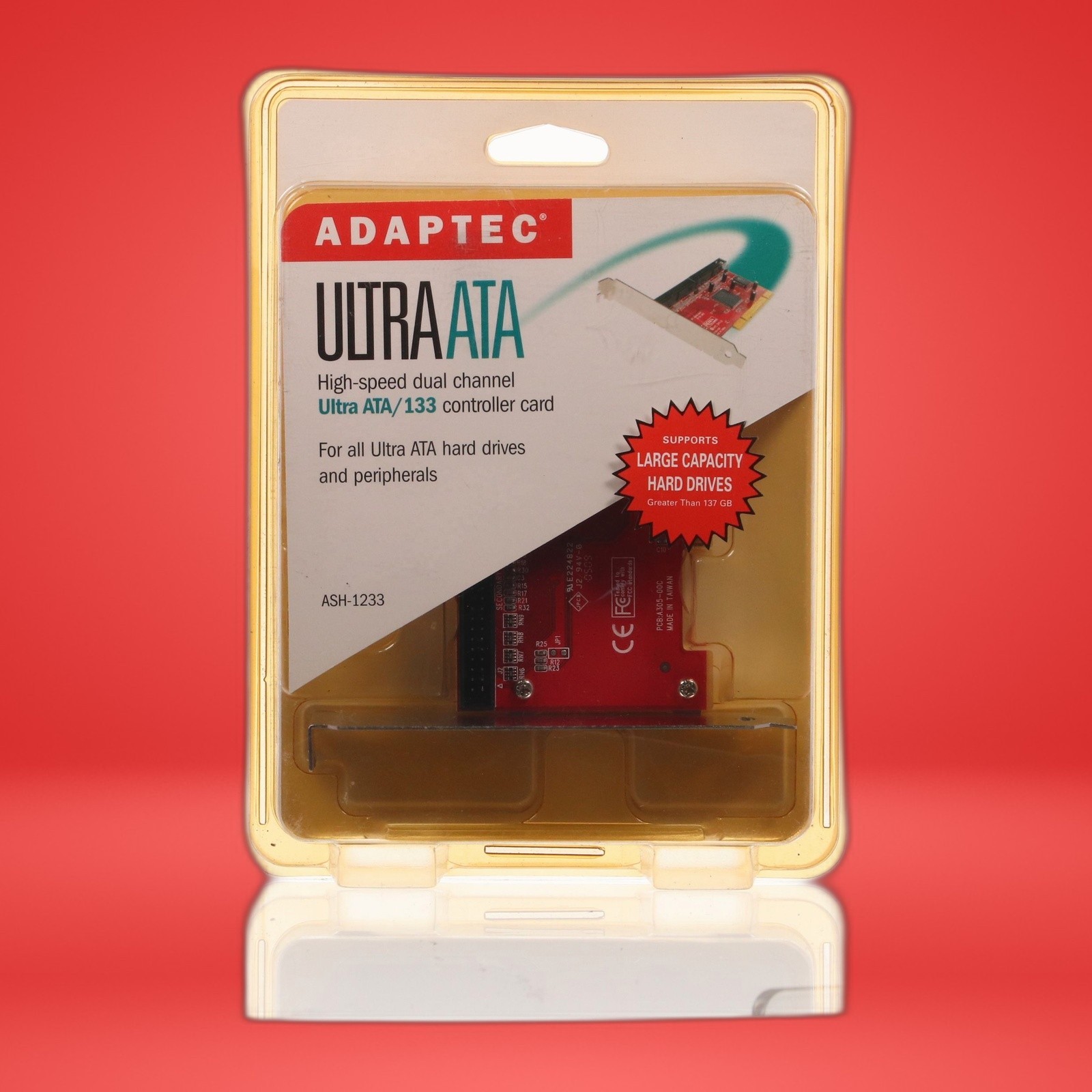 Adaptec ASH-1233 PCI Ultra ATA / 133 PCI Controller Card -Dual Channel IDE