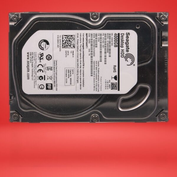 Seagate 4TB ST4000DM000 5900RPM 256Mb Cache 6Gbs 3.5"sata HDD,VF3T3
