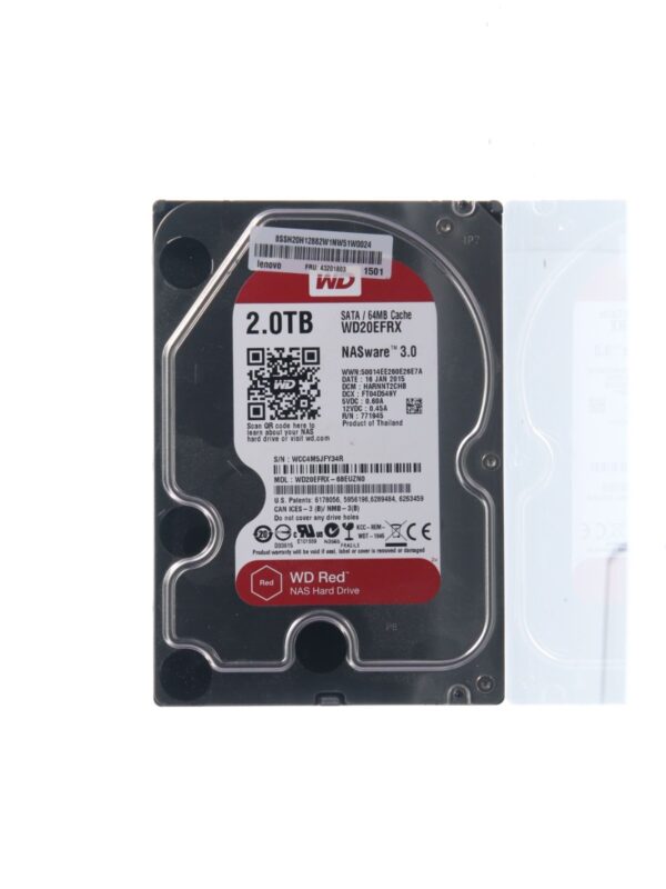 Western Digital WD Red 2TB SATA NASware 3.5" HDD WD20EFRX HDD Hard drive HDD