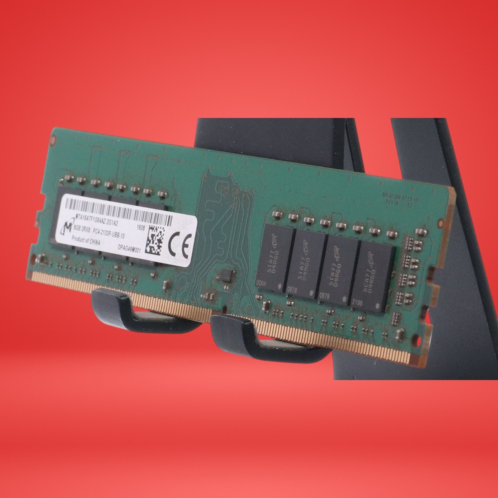 Micron 16GB(8GBx2) 2RX8 Micron PC4-2133P-UBB-10 MTA16ATF1G64AZ-2G1A2 Memory Ram - Image 2