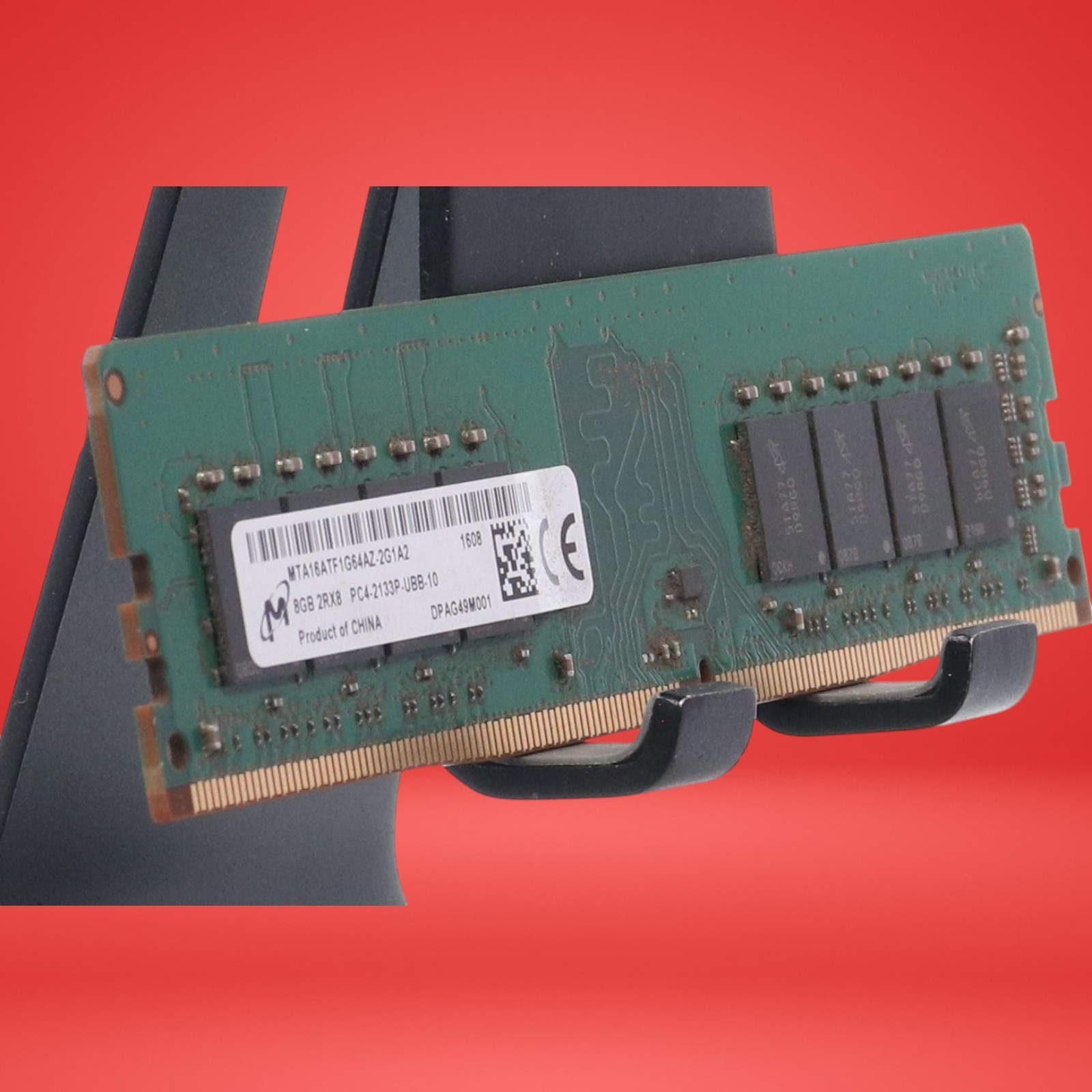 Micron 16GB(8GBx2) 2RX8 Micron PC4-2133P-UBB-10 MTA16ATF1G64AZ-2G1A2 Memory Ram - Image 3