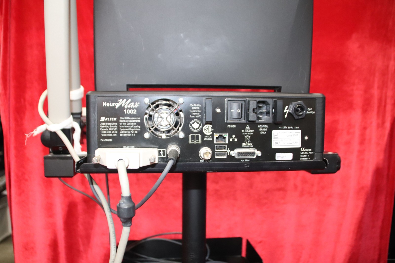 Natus Xltek NeuroMax 1002 Portable EMG W/ AC Adapter - Image 9