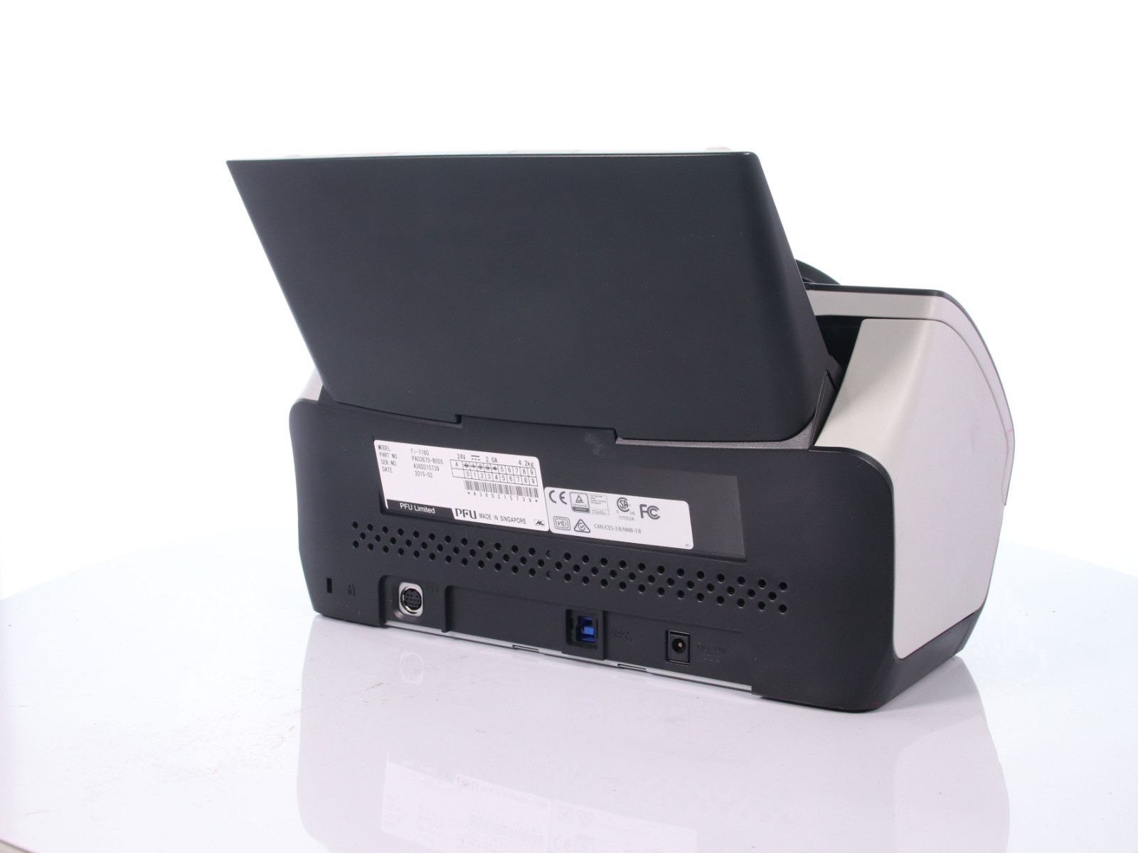 Fujitsu Fi-7160 PA03670-B055 Duplex Color Document Scanner Scans: 55k No AC - Image 8