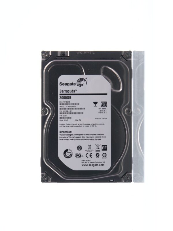 Seagate Desktop HDD ST3000DM001 3TB 64MB Cache SATA 6.0Gb/s 3.5â Hard Drive
