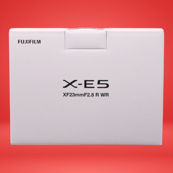 Fujifilm Fuji X-E5 Silver + XF23mm F/2.8 R WR Lens Kit New
