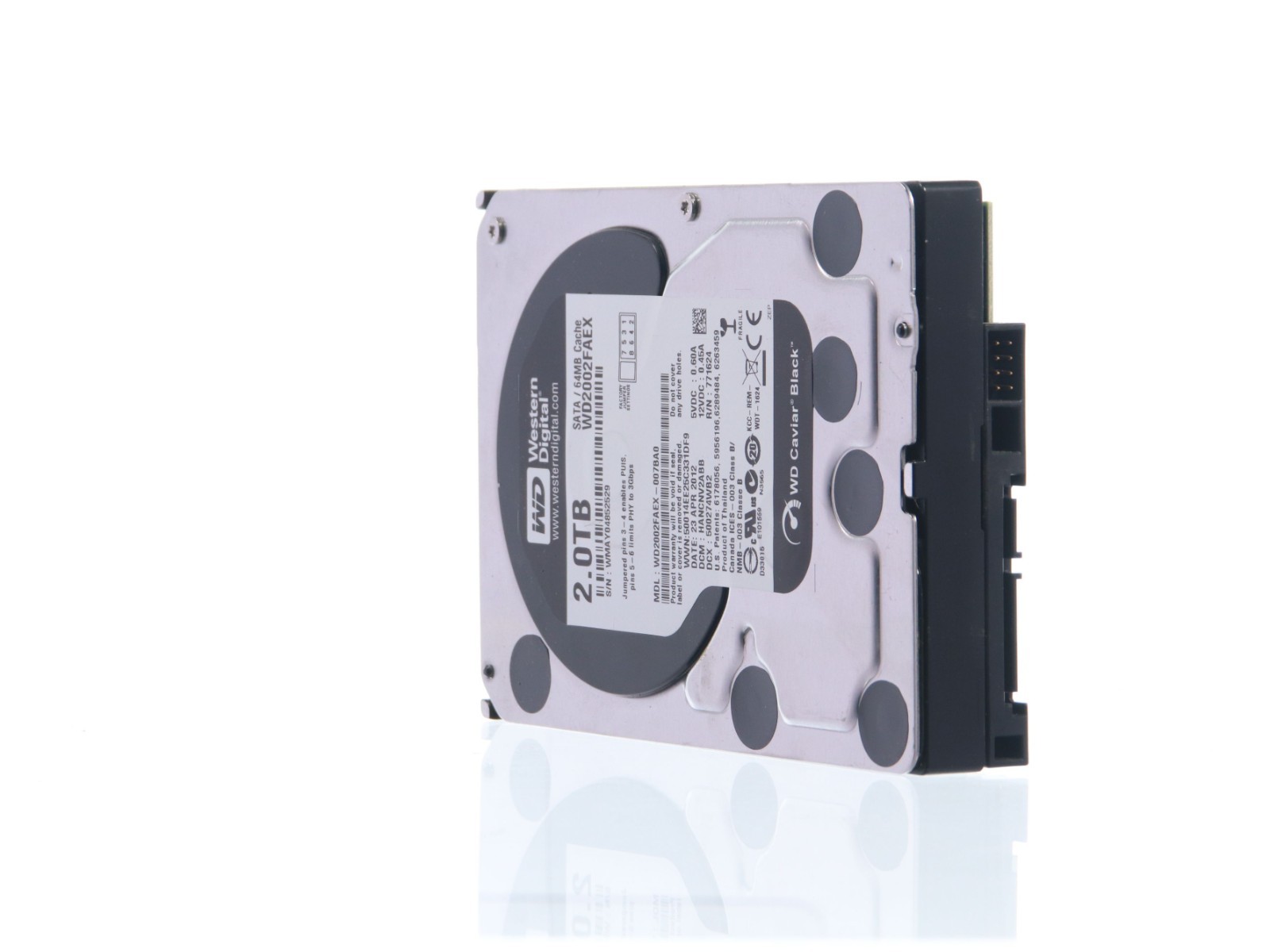 Western Digital WD2002FAEX-007BA0 2TB 3.5" SATA Black Hard Disk Drive - Image 3