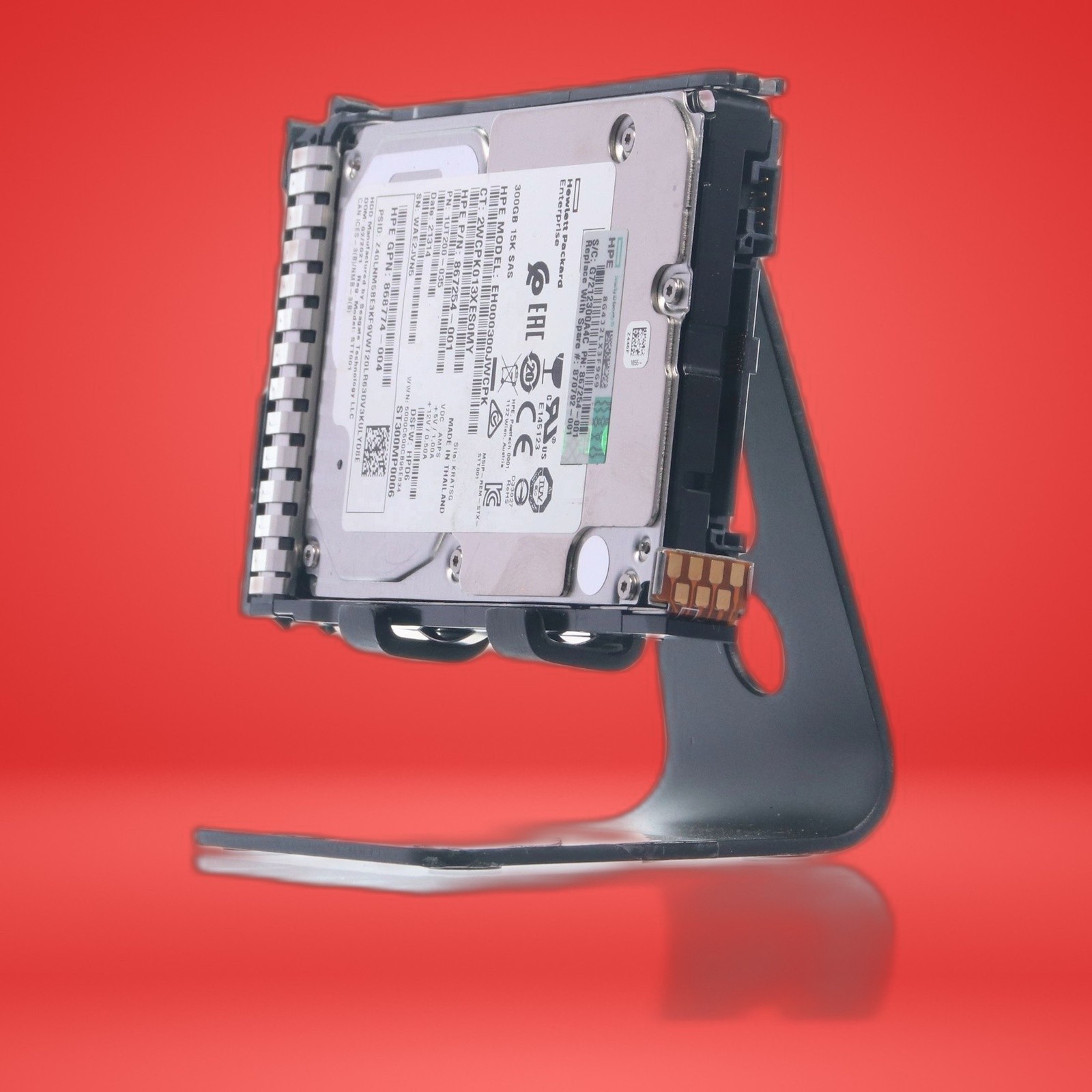 HPE 867254-001 868774-004 EH000300JWCPK 300GB 15K 6G 2.5" SAS HDD W/CADDY - Image 3