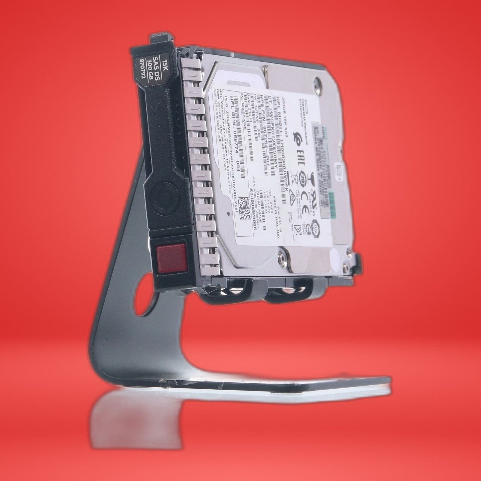 HPE 867254-001 868774-004 EH000300JWCPK 300GB 15K 6G 2.5" SAS HDD W/CADDY - Image 11