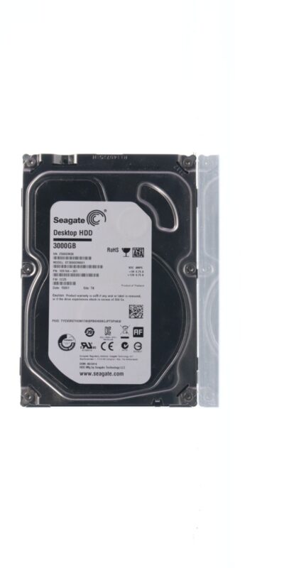 Seagate Barracuda 3TB HDD ST3000DM001 3.5â 7.2K SATA 6Gb/s 64MB Cache HDD