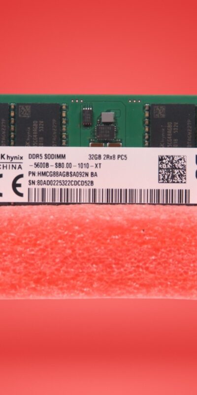 SK Hynix HMCG88AGBSA092N 32GB PC5-44800 2Rx8 DDR5 5600 CL46 SODIMM Laptop RAM