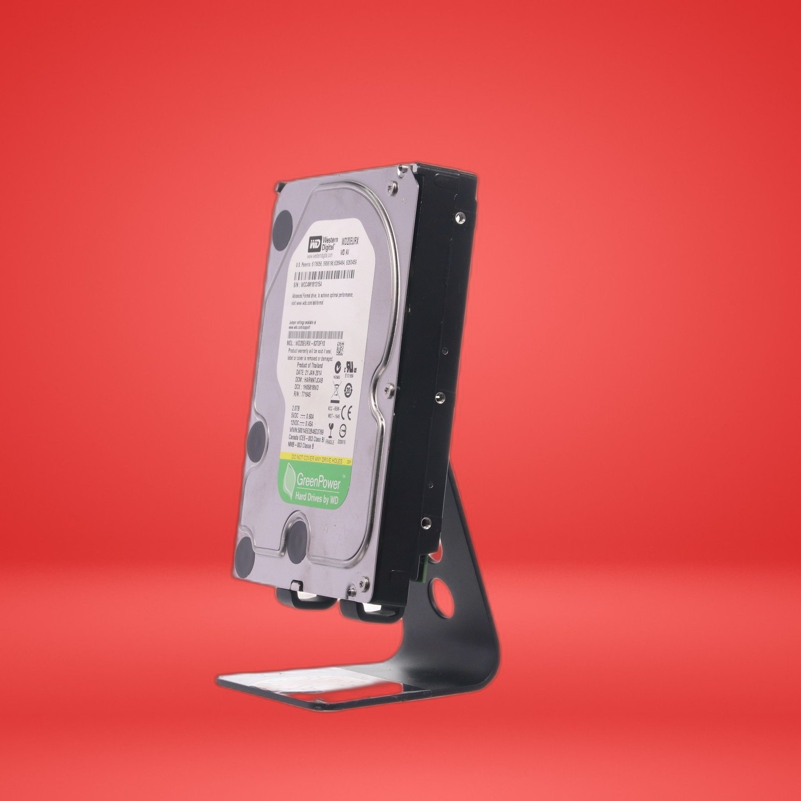 WESTERN DIGITAL 2TB SATA HARD DRIVE WD20EURX-63TOFYO - Image 3