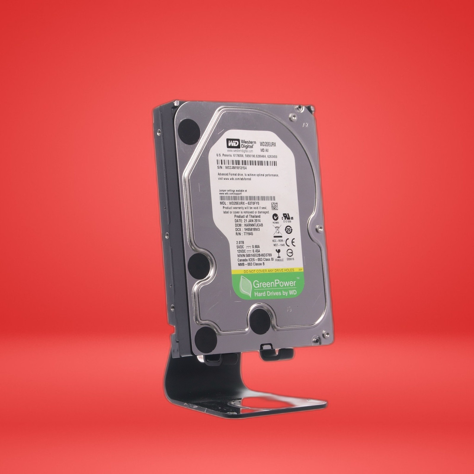 WESTERN DIGITAL 2TB SATA HARD DRIVE WD20EURX-63TOFYO - Image 12