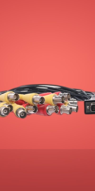 DVI to BNC Breakout Cable 16 BNC Video Adapter DVI-I Ferrite CCTV Surveillance