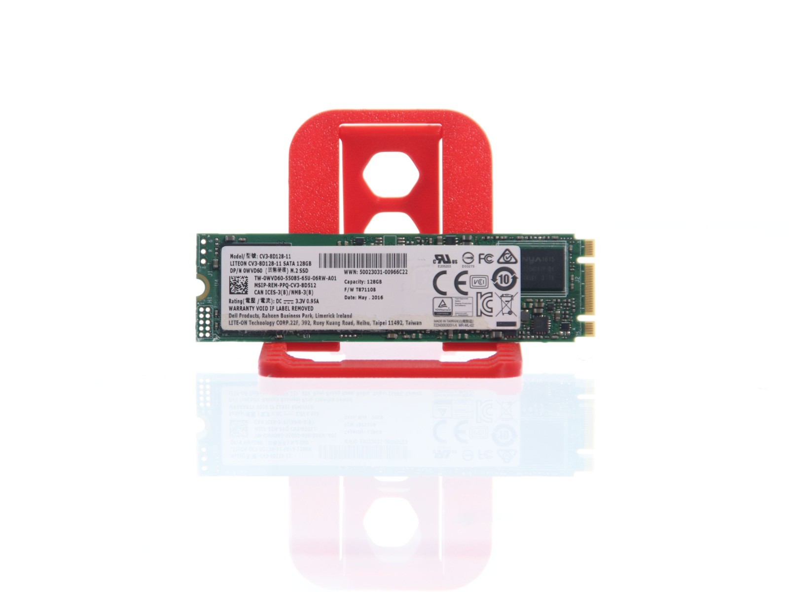 Lot of 3 LiteOn CV3 Series CV3-8D128-11 128 GB 80mm M.2 Solid State Drive WVD60