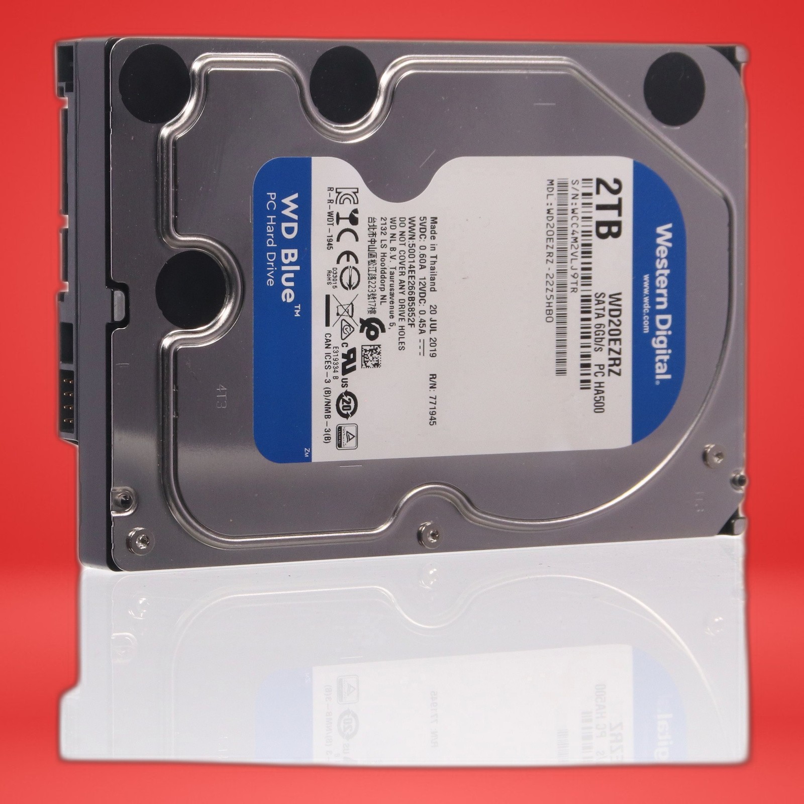 Western Digital 2TB WD Blue PC Internal Hard Drive SATA 6 Gb/s WD20EZRZ - Image 12
