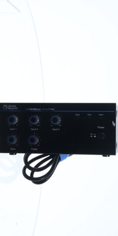 Atlas Sound AA60 Mixer - Amplifier Blacks  AA Series
