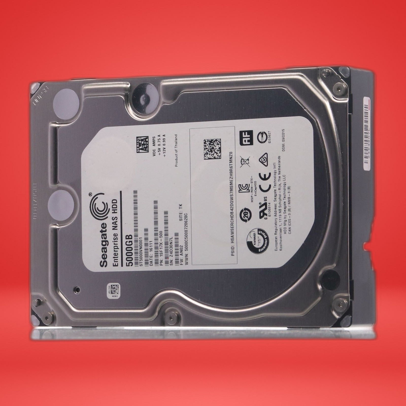 Seagate ST5000VN0001 1SF17X-500 AN02 TK3.5" 5000 GB Sata HDD HARD DRIVE - Image 2