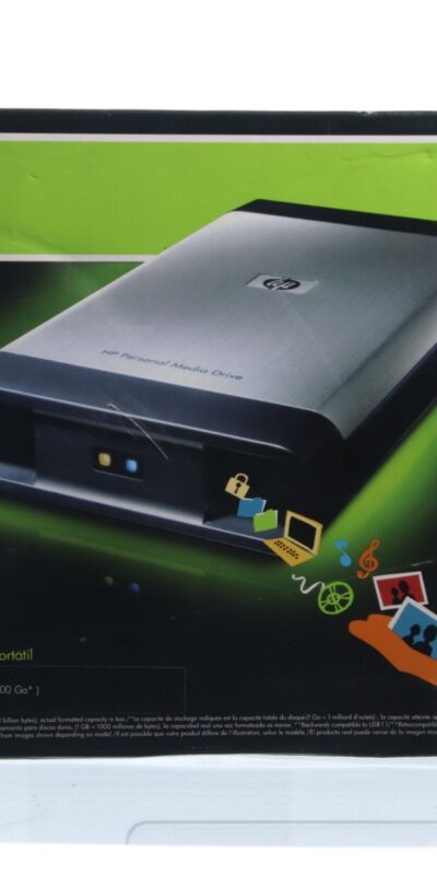 HP Media Drive 1TB Portable External USB drive HD10000X New