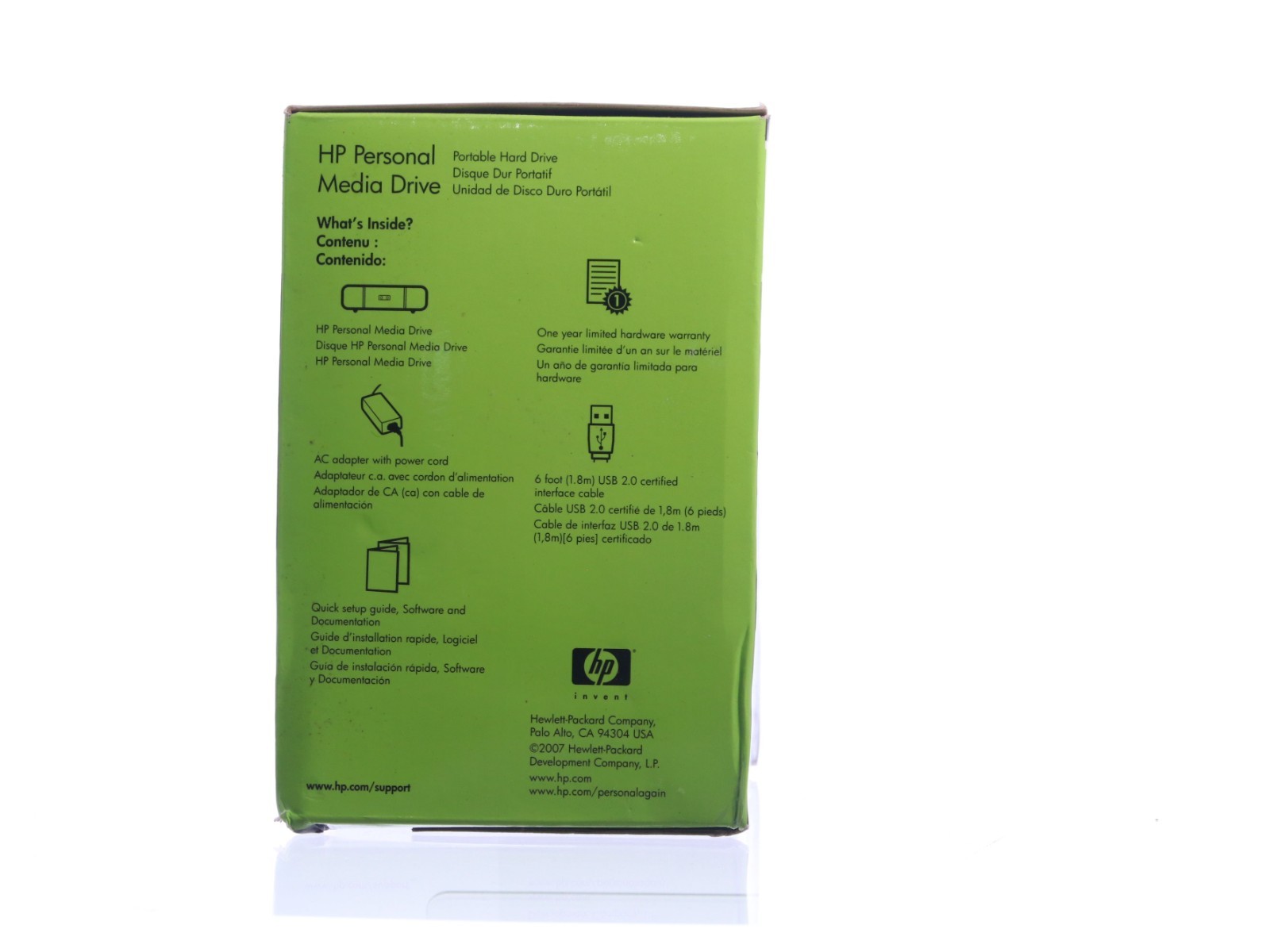 HP Media Drive 1TB Portable External USB drive HD10000X New - Image 4