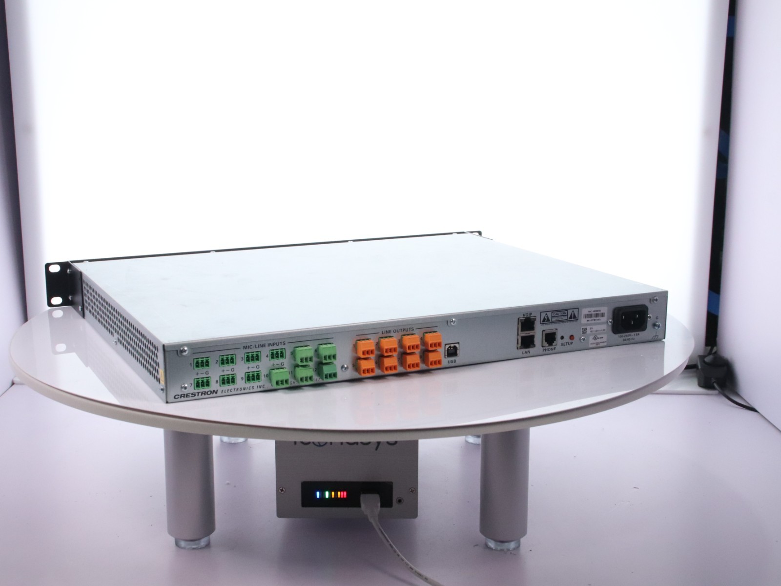 Crestron DSP-1282 Digital Signal Audio Processor | 12x Mic/Line In | 8x Line Out - Image 6