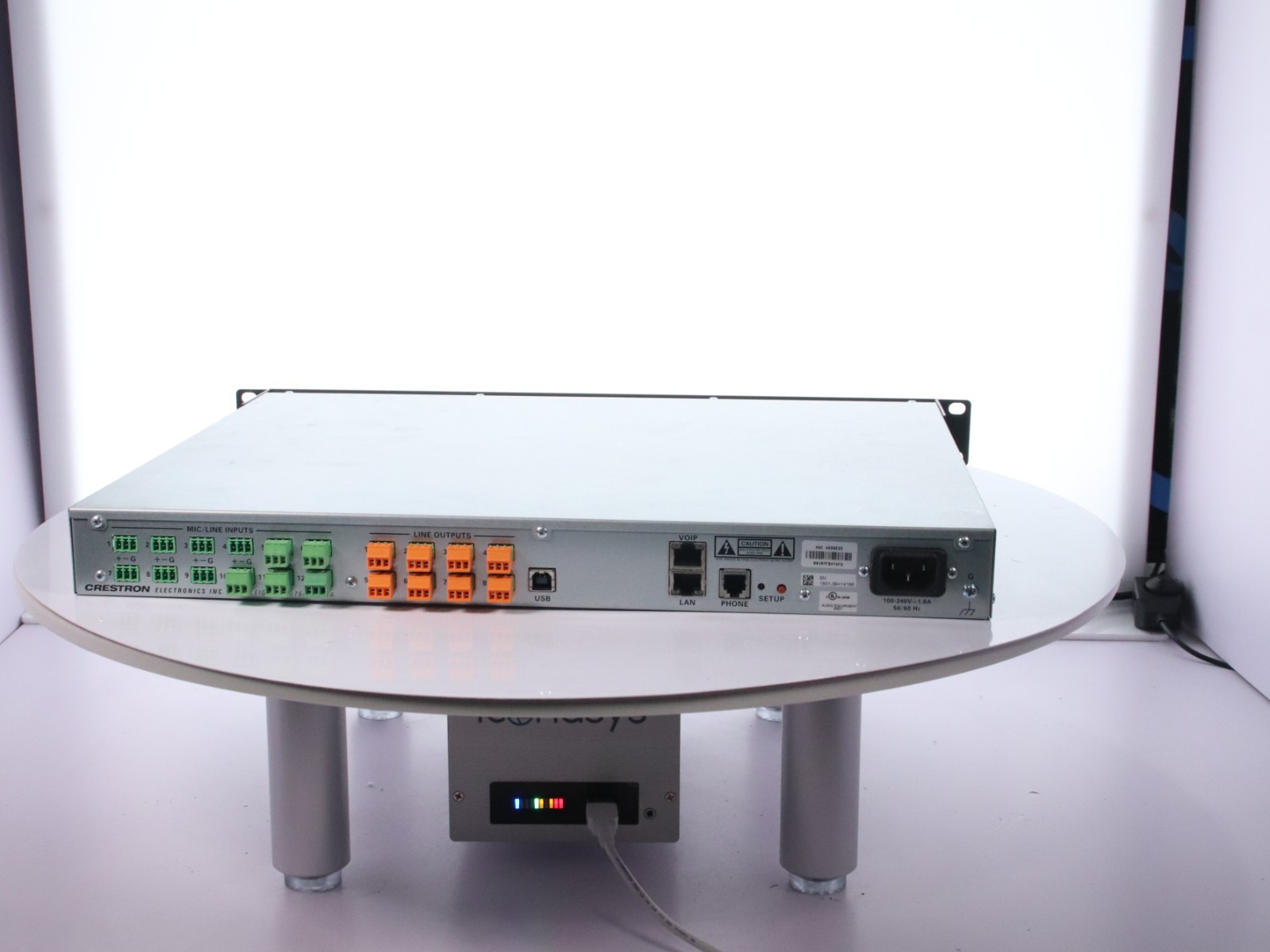 Crestron DSP-1282 Digital Signal Audio Processor | 12x Mic/Line In | 8x Line Out - Image 7