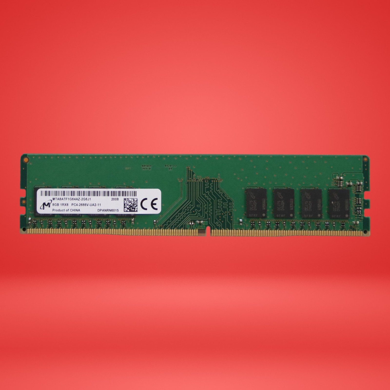 Micron 8GB DDR4-2666 PC4-21300 1Rx8 DIMM Desktop Memory RAM MTA8ATF1G64AZ-2G6E1