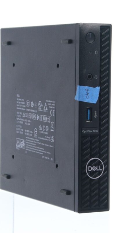 Dell OptiPlex 3000 MFF Core i5-12500T 8GB RAM 256GB NVME Win11Pro W/ AC Adapter
