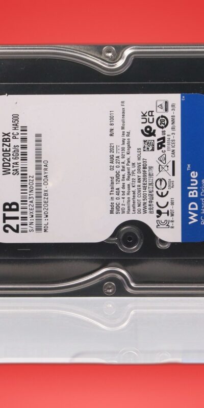 Western Digital WD Blue 2TB 7200 RPM SATA III 3.5" Desktop Hard Drive WD20EZBX