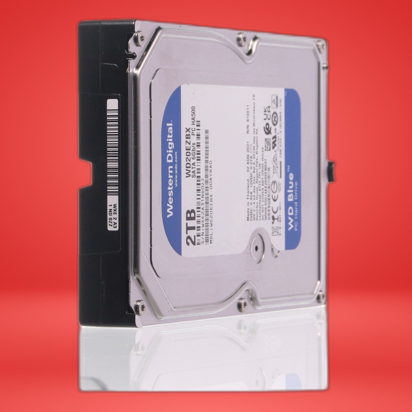Western Digital WD Blue 2TB 7200 RPM SATA III 3.5" Desktop Hard Drive WD20EZBX - Image 11