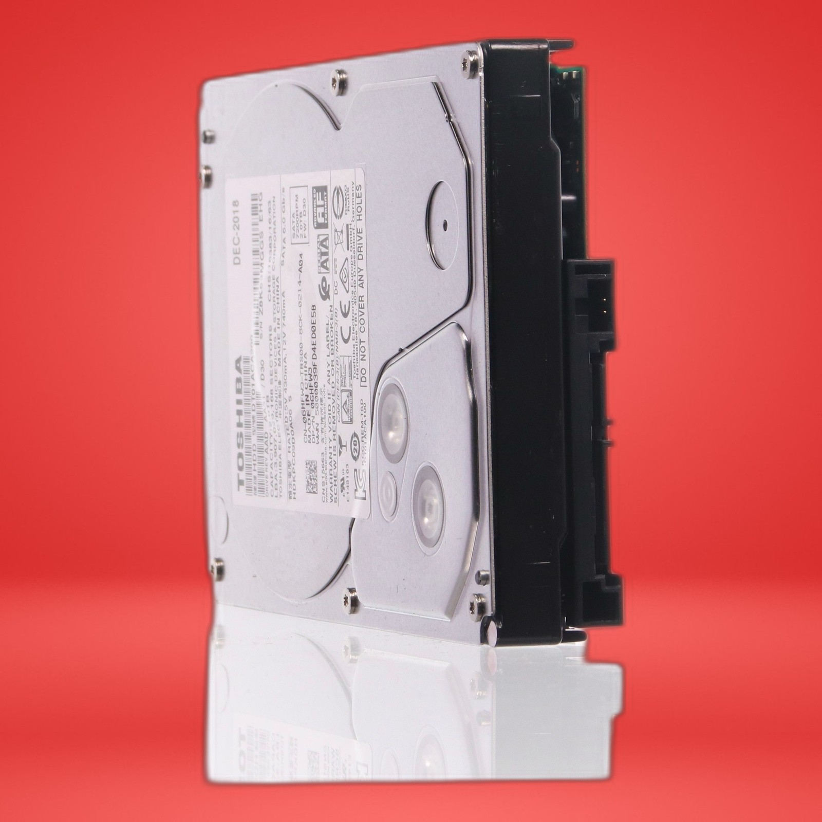 Toshiba 06HFW3 2TB HDD 7.2K RPM 3.5" SATA Model: DT01ACA200 DP/N: 6HFW3 - Image 3
