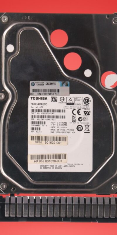 Toshiba MG03ACA200 2TB 7200RPM 3.5" SATA Desktop Hard Drive HDEPQ02GEA51