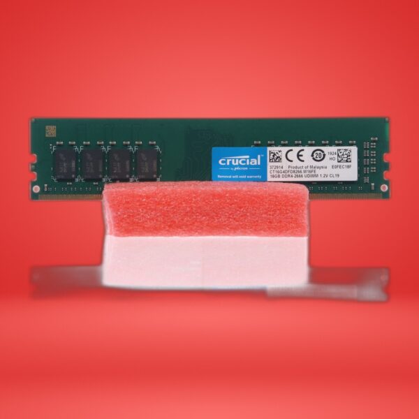 Crucial 16GB DDR4-2666 UDIMM RAM 288-Pin CT16G4DFD8266.M16FE Module