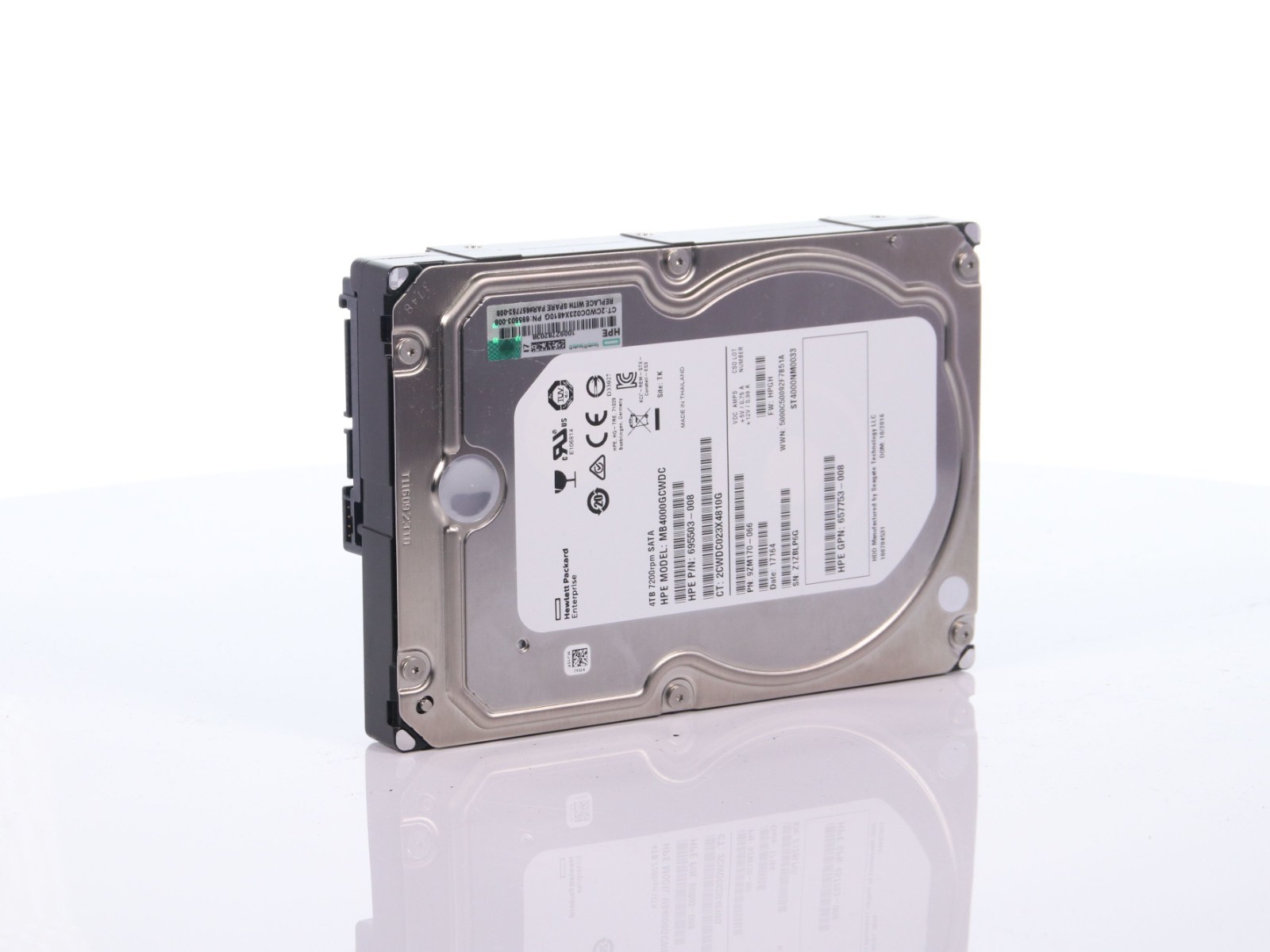 HP 4TB 3.5" SATA 3Gbps 7.2K RPM HDD Hard Drive HP: MB4000GCWDC ST4000NM0033 - Image 12