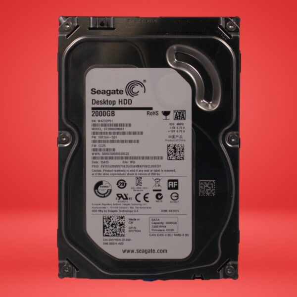 Seagate Barracuda 3.5" 2TB 7200RPM 64MB 6Gb/s SATA HDD Hard Drive ST2000DM001
