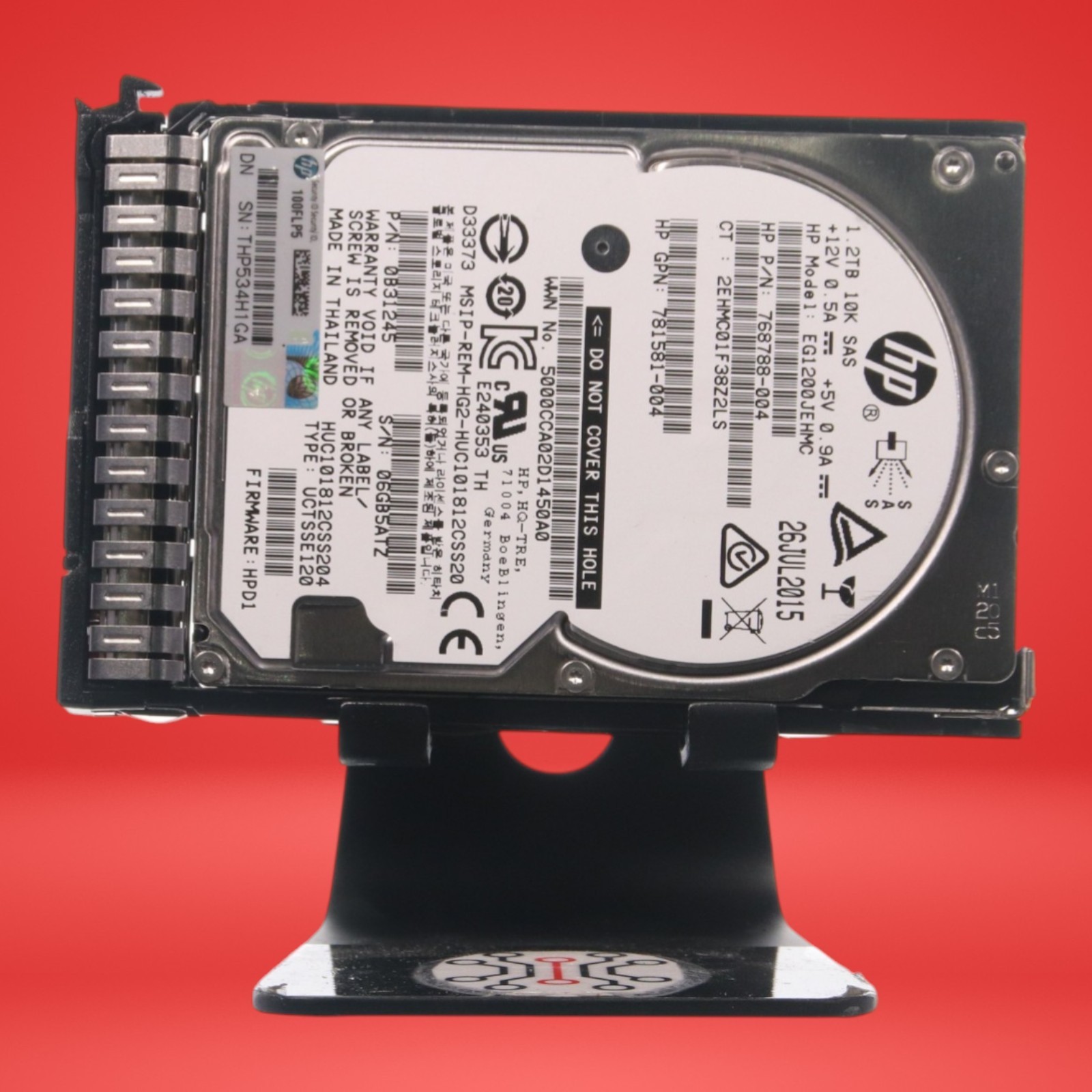 HP 1.2TB 12gbps 10K SAS 2.5" Hard Drive EG1200JEHMC 768788-004