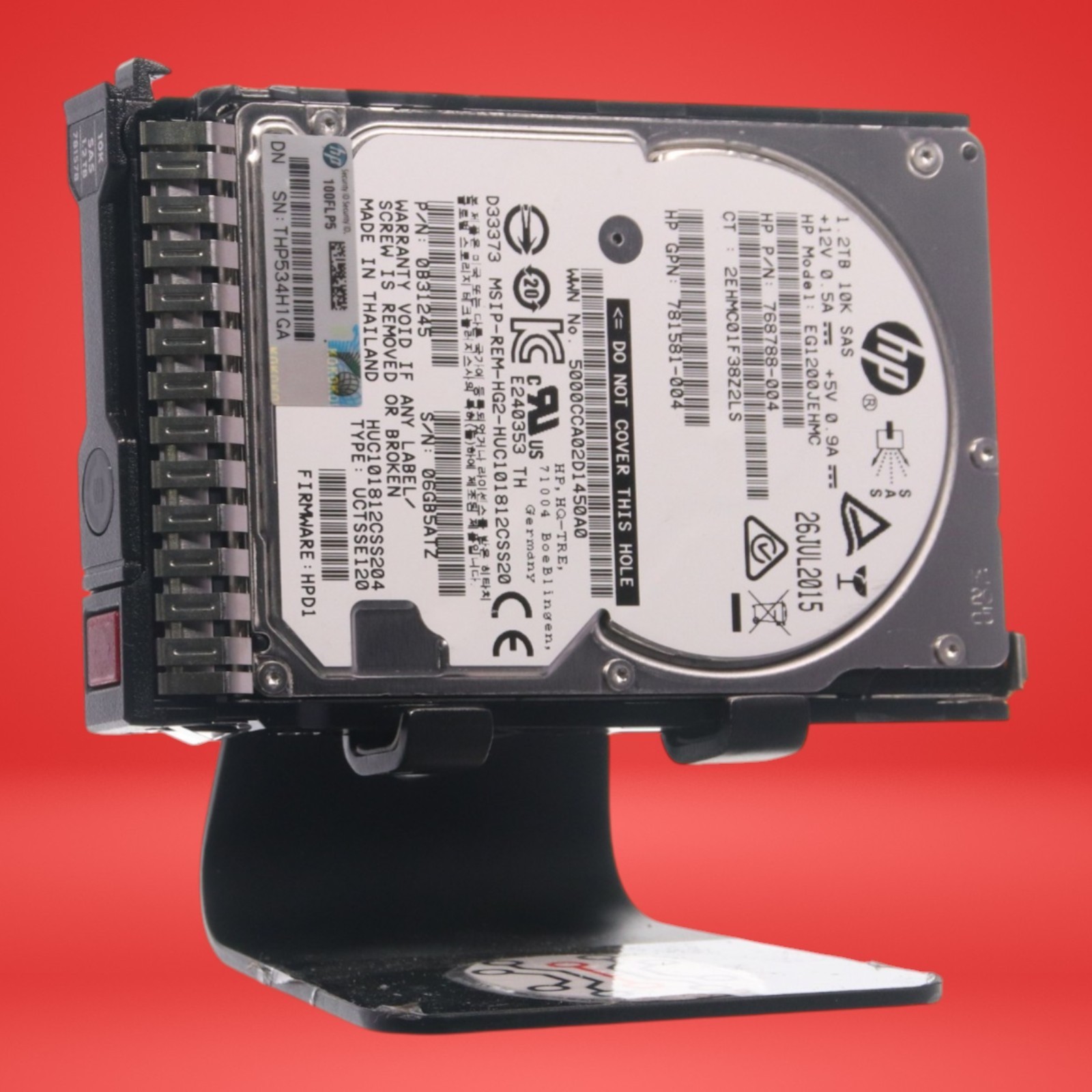 HP 1.2TB 12gbps 10K SAS 2.5" Hard Drive EG1200JEHMC 768788-004 - Image 6