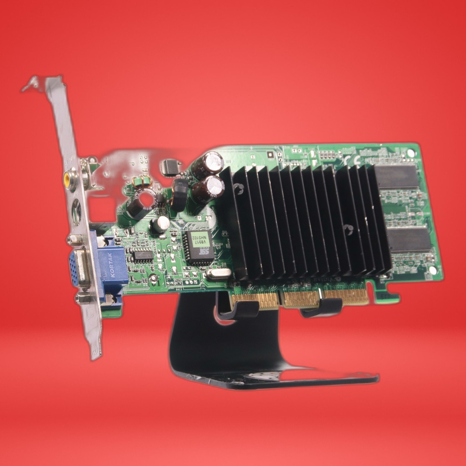 NVIDIA GeForce4 MX440-8X 64MB AGP Graphics Card VGA AV-OUT S-Out HP 5187-3705 - Image 2
