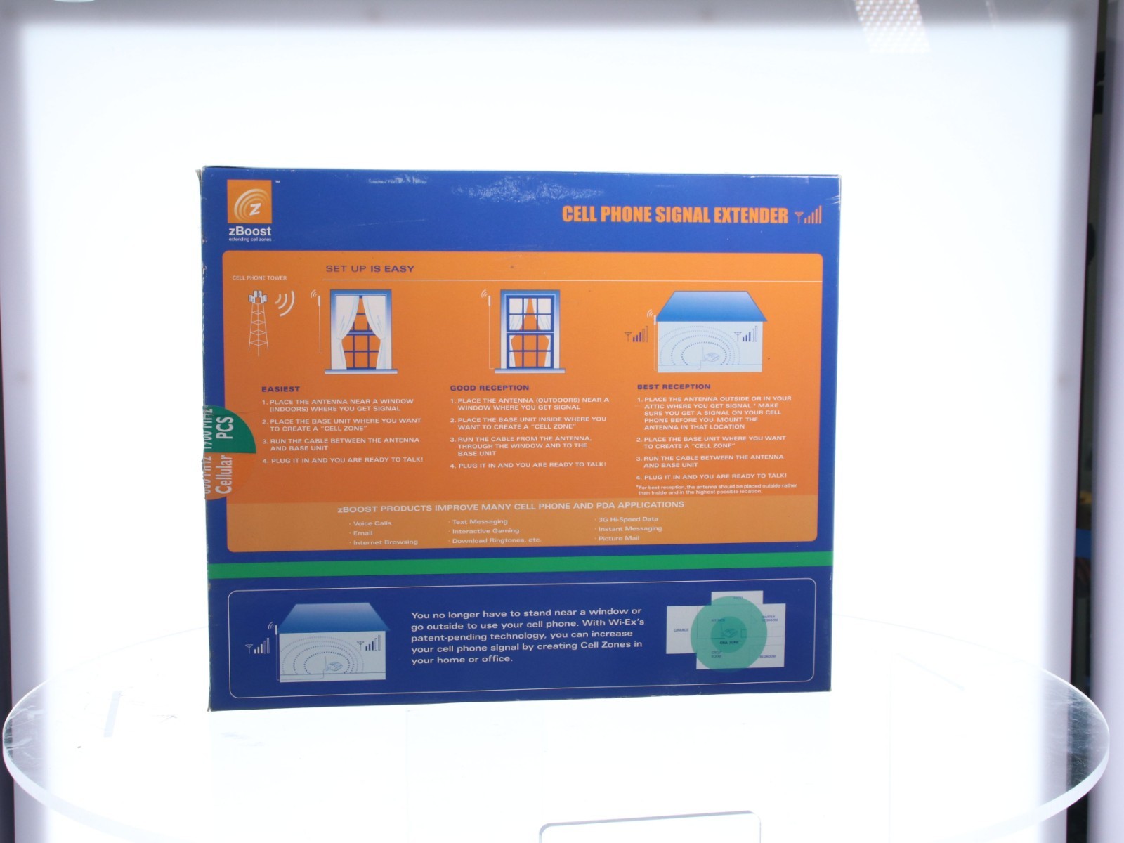 zBOOST Cell Phone Signal Booster for the Home/Office YX510-PCS-CEL W/ AC Adapter - Image 3