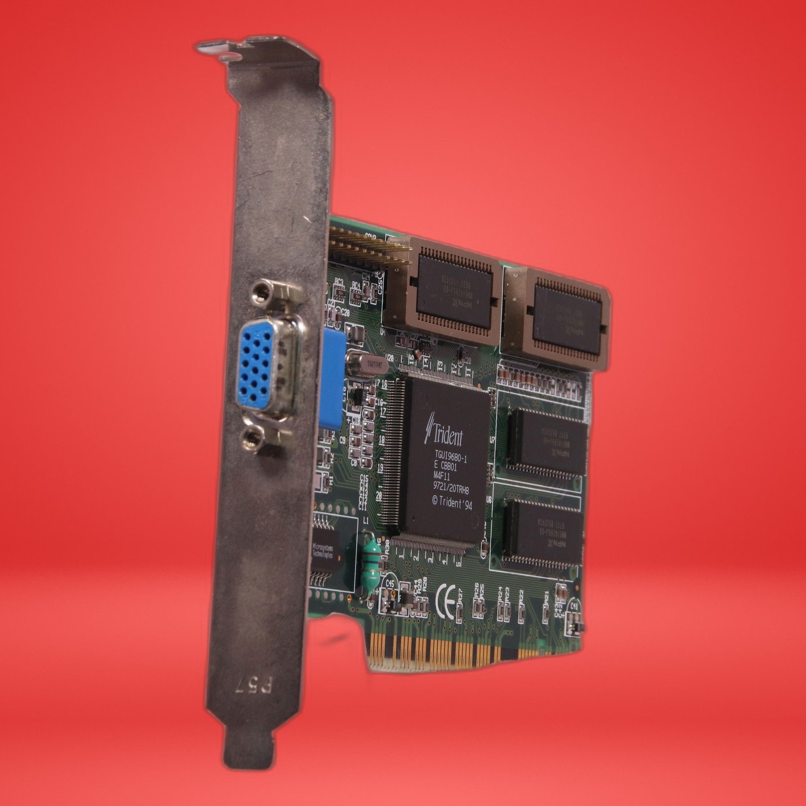 Trident TGUI9680 1MB ~ Vintage Gaming PCI SVGA CARD for 486, Pentium - Image 11