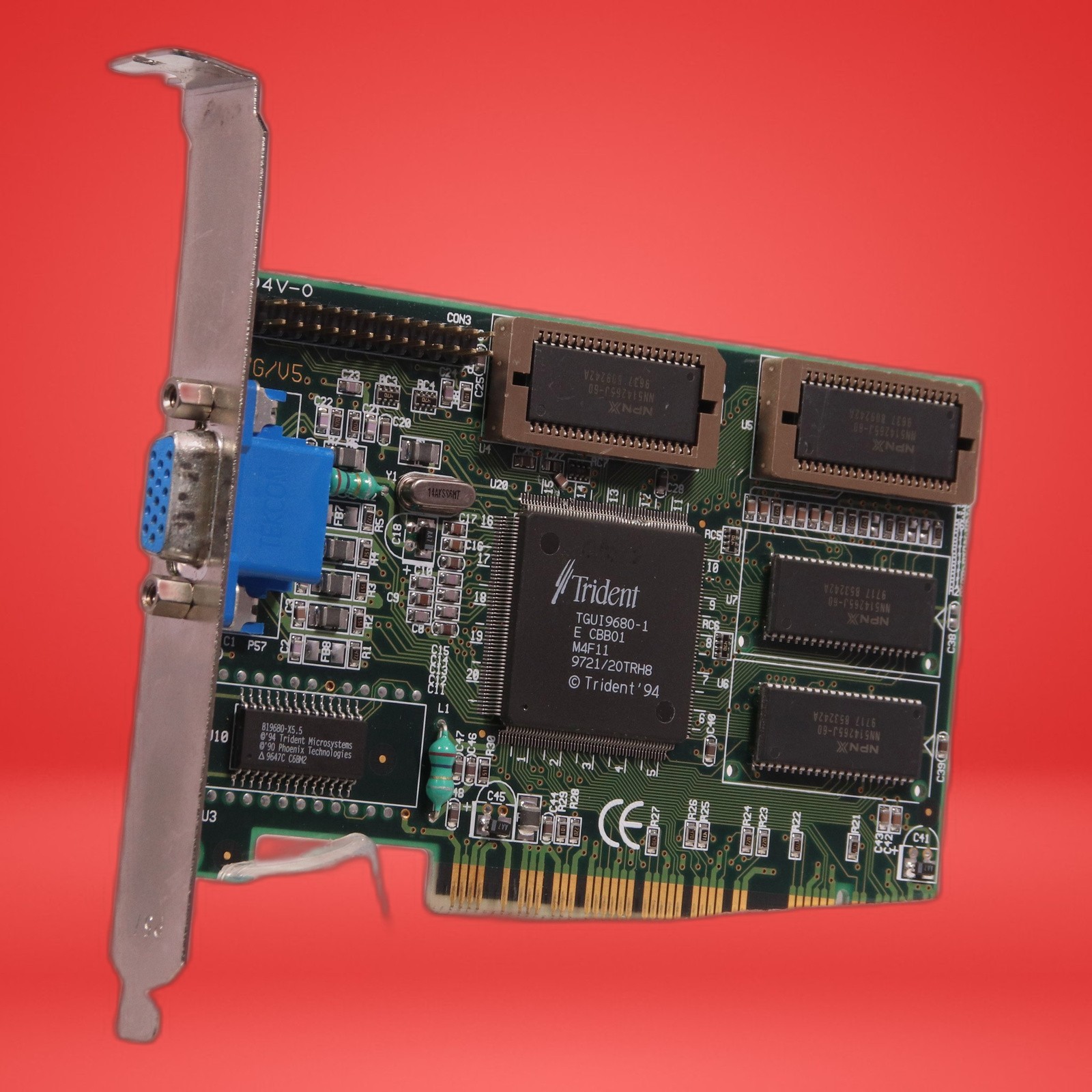 Trident TGUI9680 1MB ~ Vintage Gaming PCI SVGA CARD for 486, Pentium - Image 12