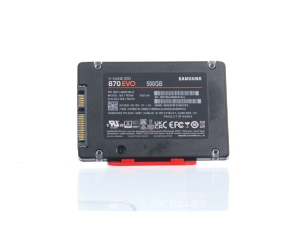 Samsung 870 EVO 500GB 2.5" SATA III Internal SSD MZ-77E500 Solid State Drive